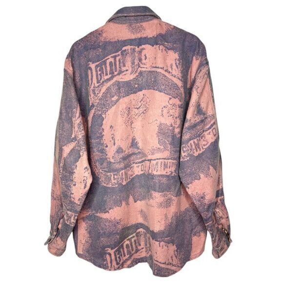 Vintage VERTE VALLEE Flannel Jacket Western Size Large - Picture 2 of 11